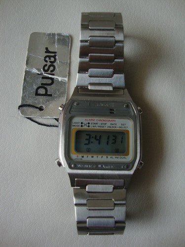 Pulsar lcd digital chrono - lcd,