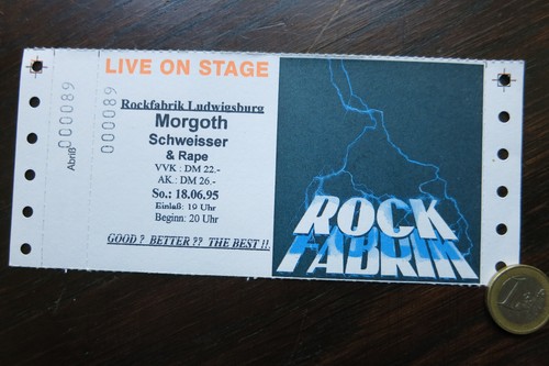 Morgoth concert 1995 - morgoth,