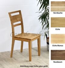 Massivholz Stuhl Stühle Landhaus 44x93x53cm LARA Kernbuche Eiche Nussbaum