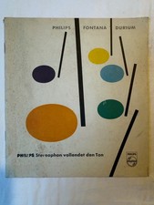 PHILIPS / FONTANA / DURIUM Stereophon Schallplattenkatalog, 40 Seiten, ca. 1958