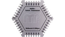 MP Nassfilm-Schichtdickenmesser 6-Eck aus Aluminium