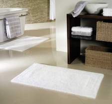 Cawö 1x Badteppich 1000 Farbe weiß 600 Badematte Badvorleger 3 Größen Frottee 