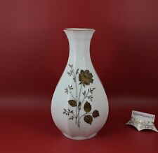 Schirnding Bavaria Paris - Vase H. 22 cm. Blume Goldrand Kordelrand