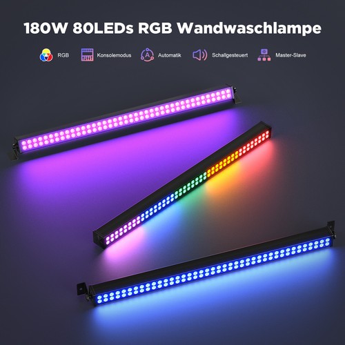 King 180w rgb 80led - u'king,