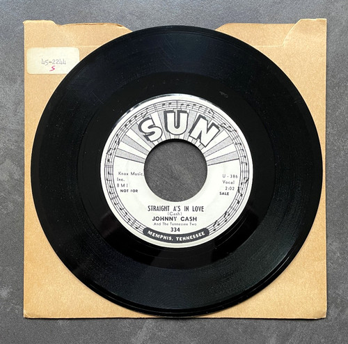 Johnny cash straight a - 7",
