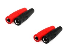 ✅ 4 x Bananenbuchse 4mm Rot