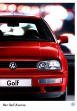 VW Golf 3 Prospekt, 1.1995, ...Golf Avenue 