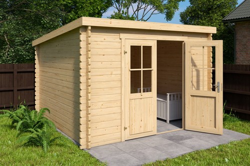 Gartenhaus holz 40mm blockhaus - gartenhaus,