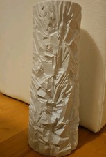 Vase Schumann Arzberg # 26,5 cm # Bisquit Biskuit Porzellan Reliefvase Pop Art