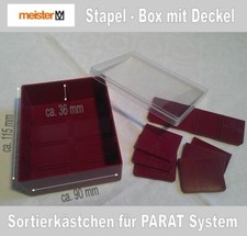 Sortierkasten Sortierkiste Sortimentskasten Sortierbox v. PARAT 100 x 90 x 36 mm