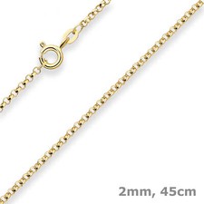 2mm Erbskette Goldkette