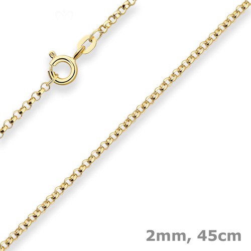2mm erbskette goldkette - 2mm,