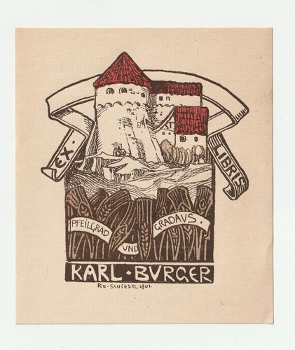 Rudolf schiestl exlibris - rudolf, schiestl: