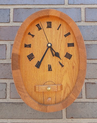 Wanduhr fassoptik weinfass - in,