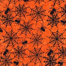 Halloween Spinnen Netze Batik