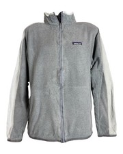 Patagonia Fleece Jacke grau Größe L