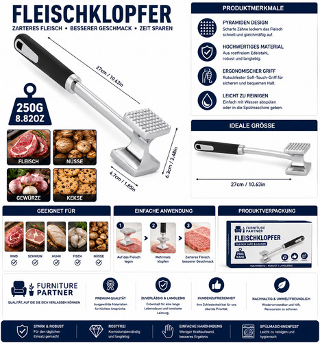 Fleischhammer fleischklopfer - fleischhammer,