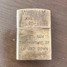 Vietnam Zippo Brass Military