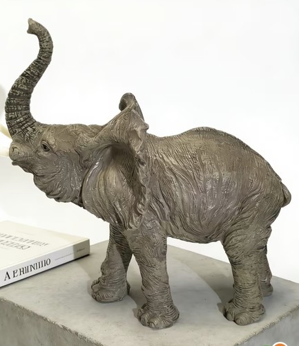 Elefant statue aus kunstharz - elefant,