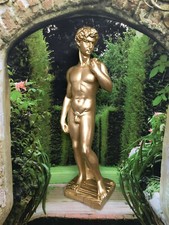 David Skulptur Statue in Gold