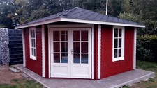 Eck gartenhaus blockhaus - 5-eck,