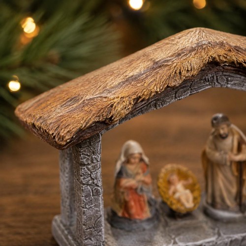 Weihnachtskrippe mit figuren - weihnachtskrippe,