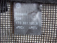 VW Original  Gepäcknetz, Trennnetz, Netz   *  Romania  B04  *  1TO.861.691.A