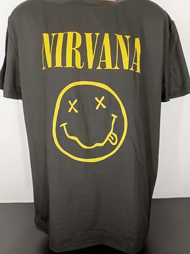 Nirvana smiley t shirt - nirvana, "smiley"