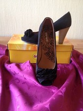 Graceland Peeptoe Schwarz