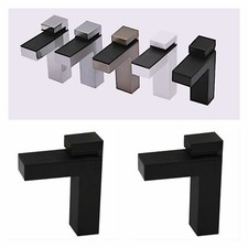 2 STÜCK SCHWARZ Regalhalter