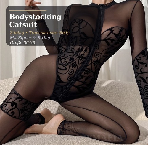 Bodystocking catsuit teilig - bodystocking,