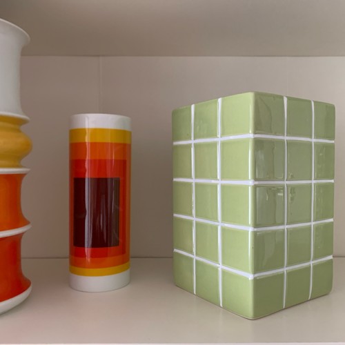 Vintage pop art - vase, keramik