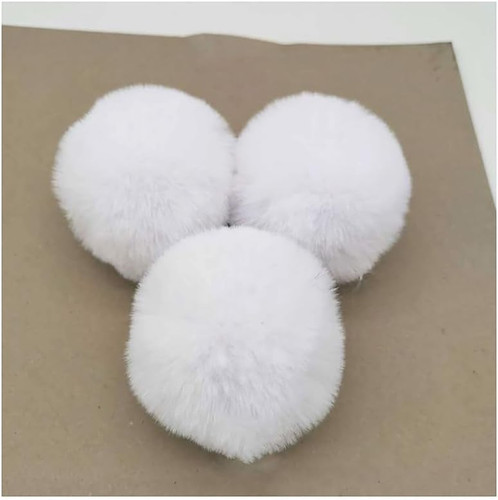 Kunstfell pompon 8cm - 8cm, weiche