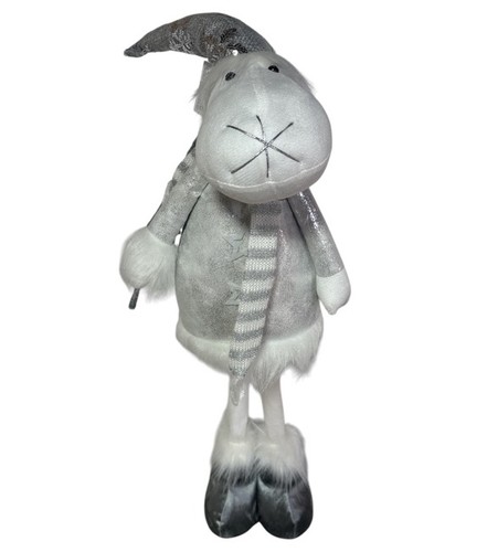Deko hirsch weiß silber aus - deko,