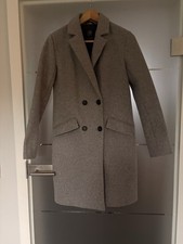 Mantel Grau Gr 34 Neu Top