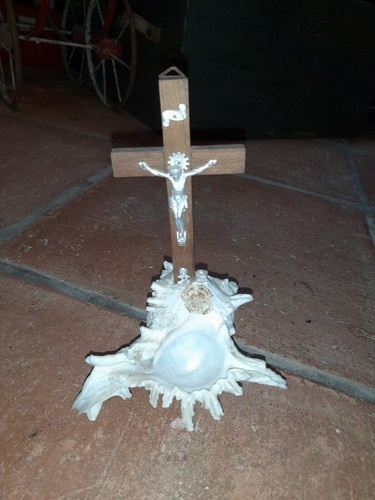 Kreuz kruzifix muschel - kreuz,