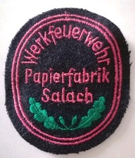 Abzeichen Feuerwehr Baden-Württemberg Werkfeuerwehr Papierfabrik Salach