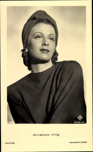 Schauspielerin anneliese - ak,