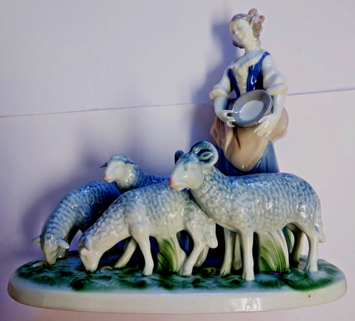 Große porzellan figur - figur,