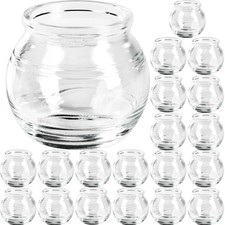 20 kleine Windlichthalter Teelichtgläser Kerzengläser Kerzenhalter für Teelicht