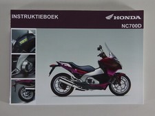 Intruktieboek / Handleiding voor de bestuurder Honda Integra NC 700 D van 2012 