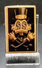 Zippo /  ein original Zippo aus der Gold-Case Fan Edition / Dagobert Duck