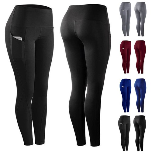 Damen yoga leggings - damen, tasche