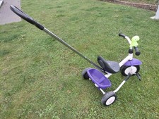 Dreirad von Kettler Lila/Weiß mit Schiebestange Neuwertig