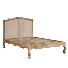 Bett WIENER Geflecht 90x200