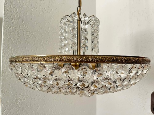 Vintage kristall deckenlampe - vintage,