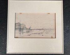 Kleine alte Bleistiftzeichnung