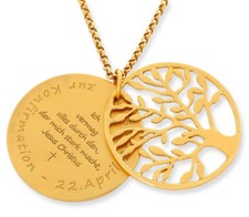 Taufschmuck vergoldet Kind