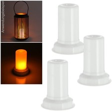 3 Stk Flammen-Licht Leuchte