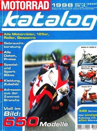 Motorrad katalog 1998 alle - m,